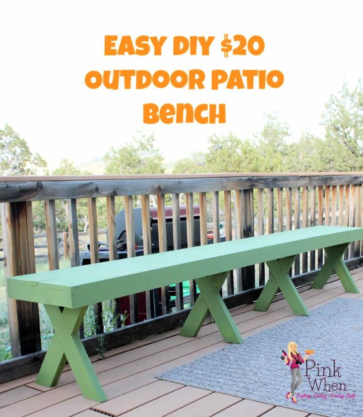 20 Outdoor Patio Bench