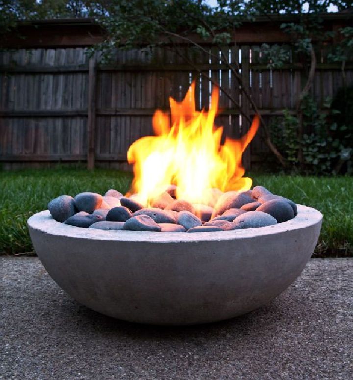 Concrete Fire Pit from Scratch