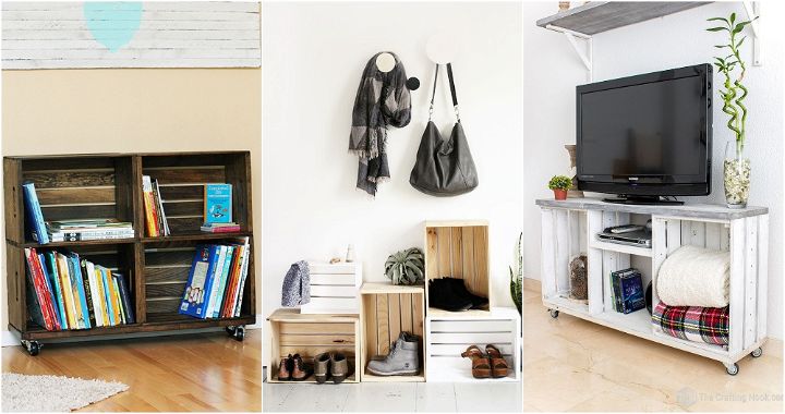 DIY Wooden Crate Decorating Ideas
