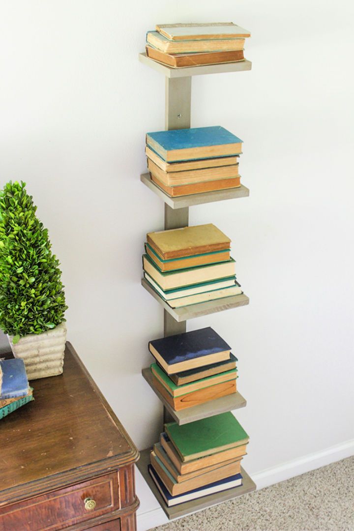 Functional Vertical Bookshelf