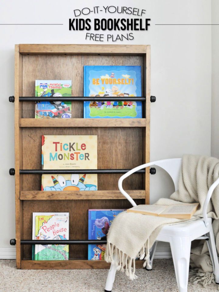 Industrial Style Kids Bookshelf