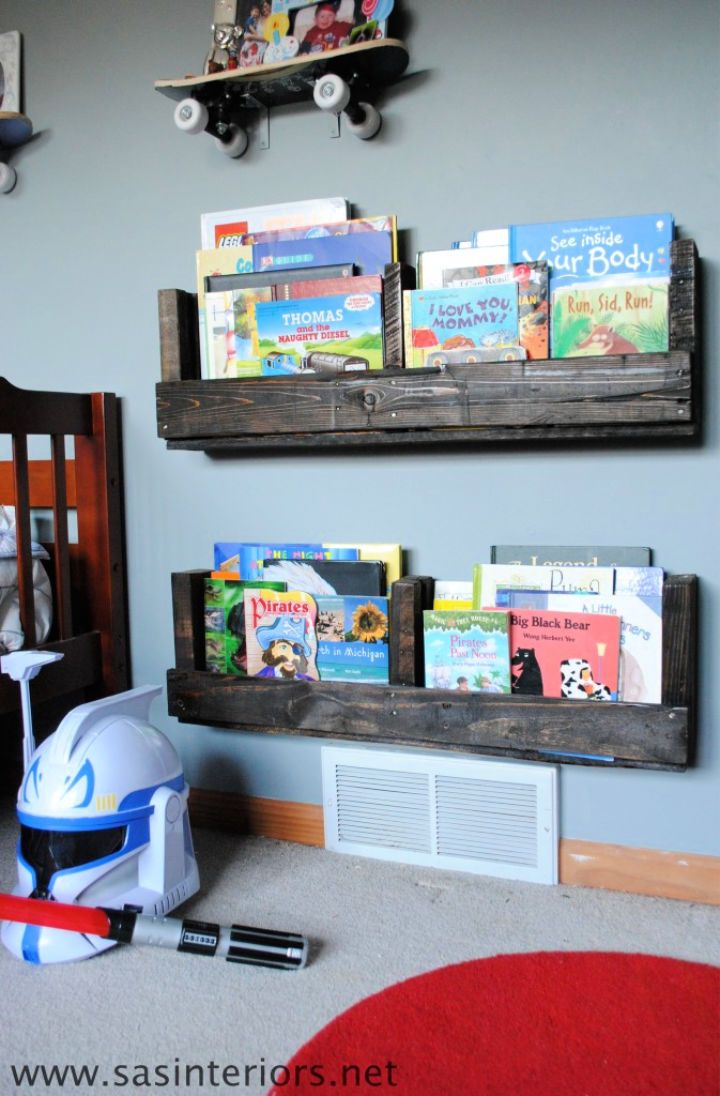 Shelves from Old Pallets