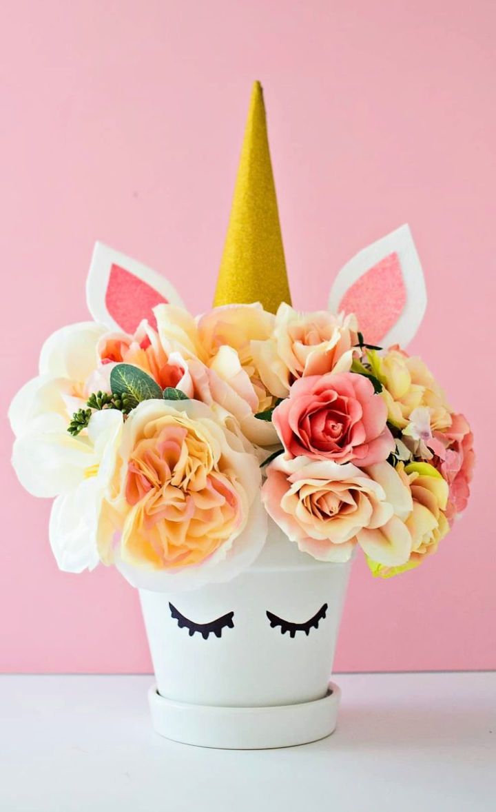 Unicorn Flower Pot