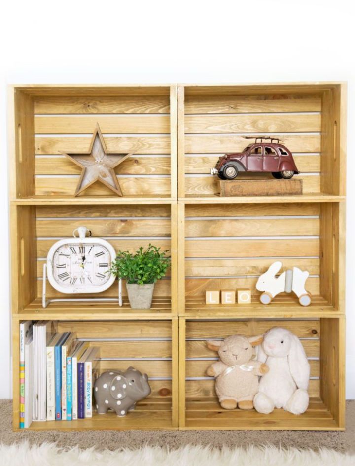 Unique Rustic Book Shelf