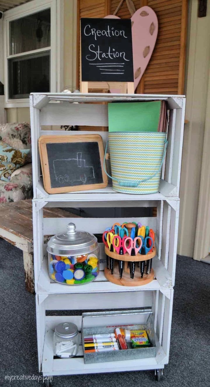 Wood Storage Crate