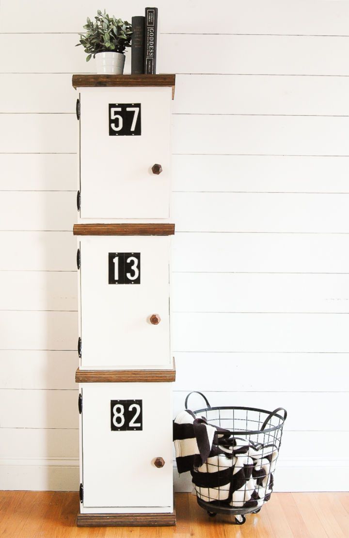 Wooden Crate Lockers