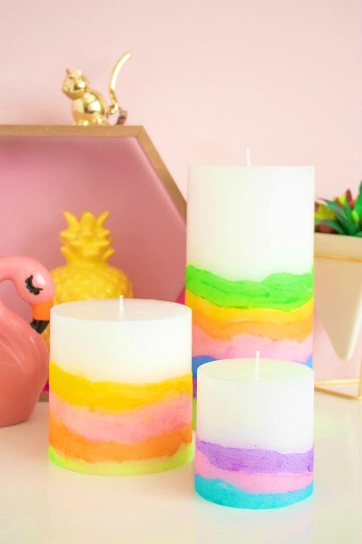Awesome DIY Sand Art Candles