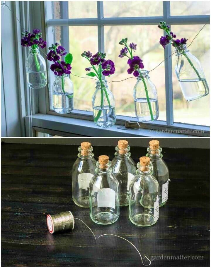 Beautiful DIY Bottle Garland