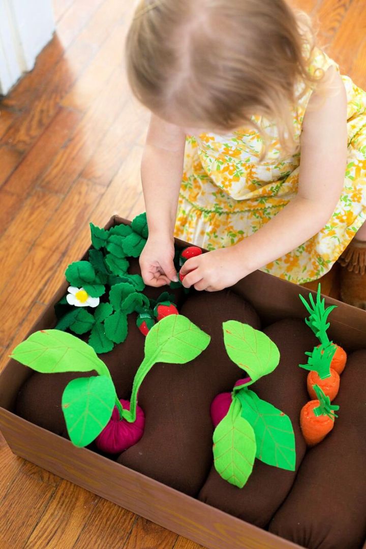 DIY Plantable Felt Garden Box