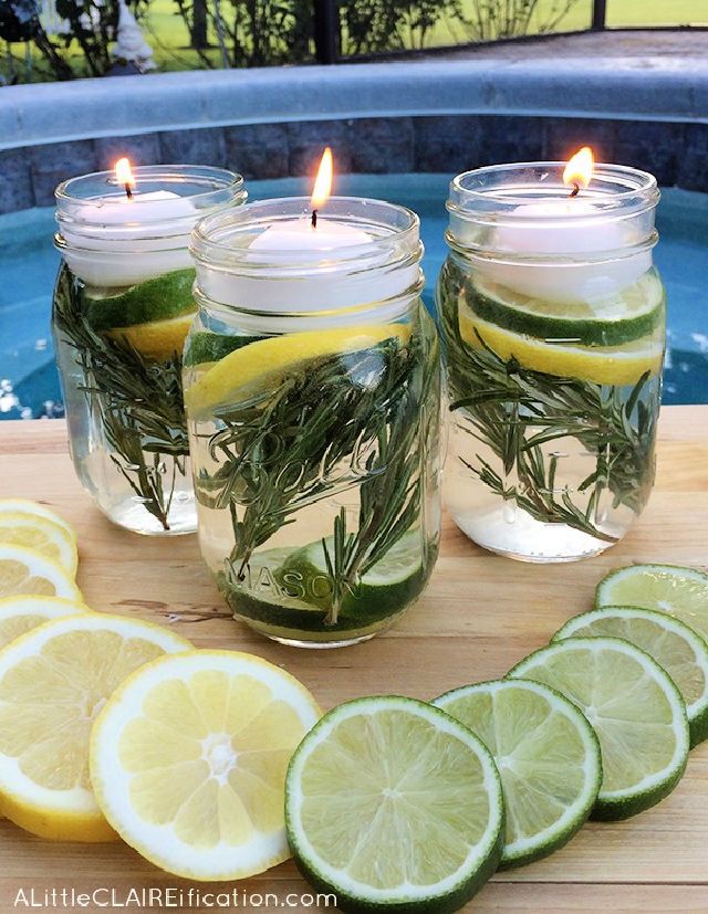 DIY Summer Mason Jar Luminaries Under 1 Hour