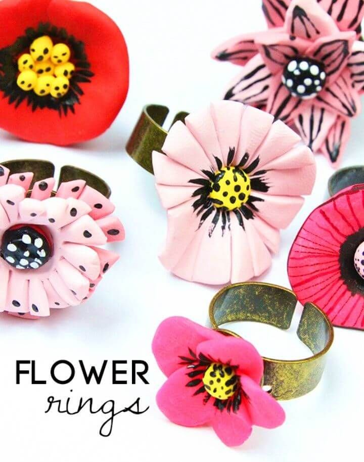 Easy to Make Flower Rings