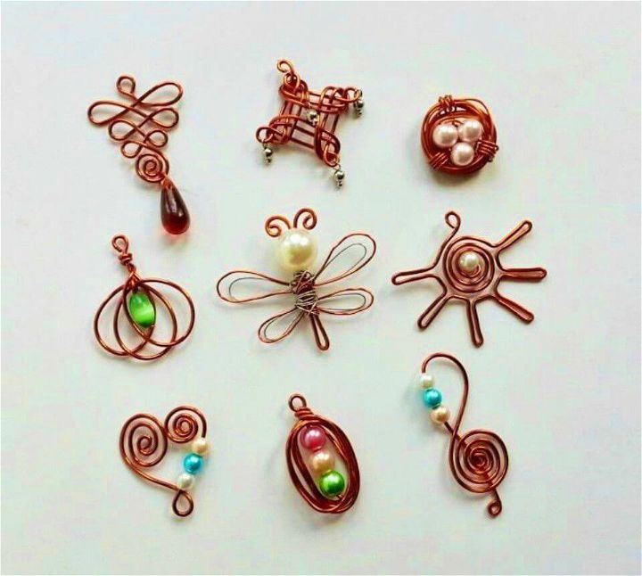 simple copper wire art