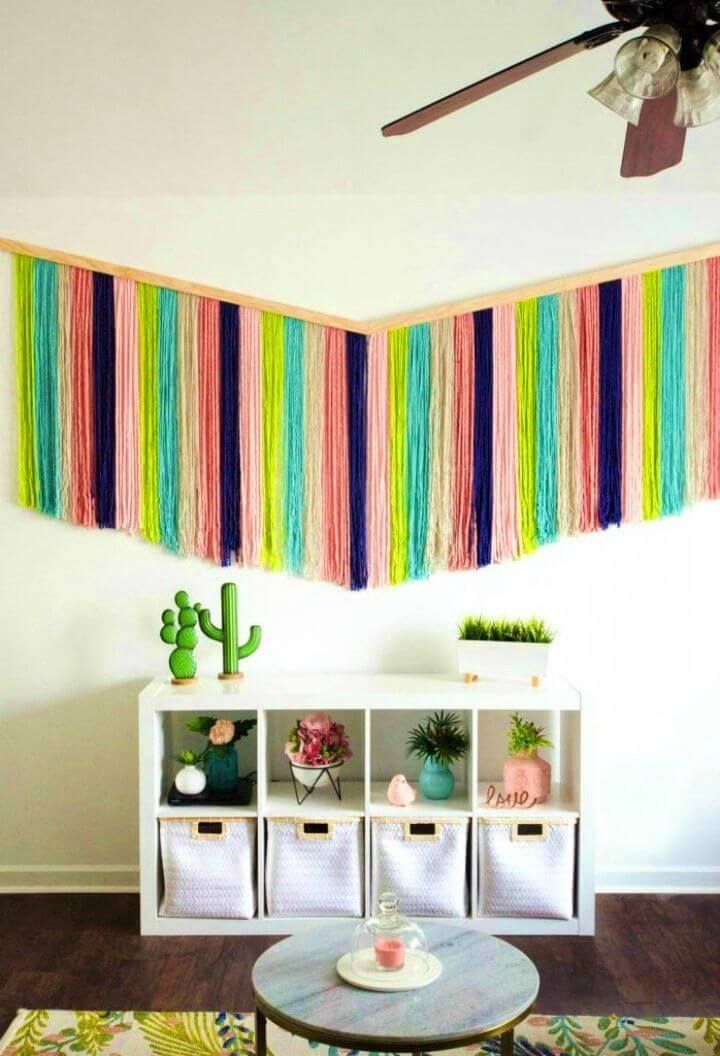 Make a Yarn Wall Hanging for Adults