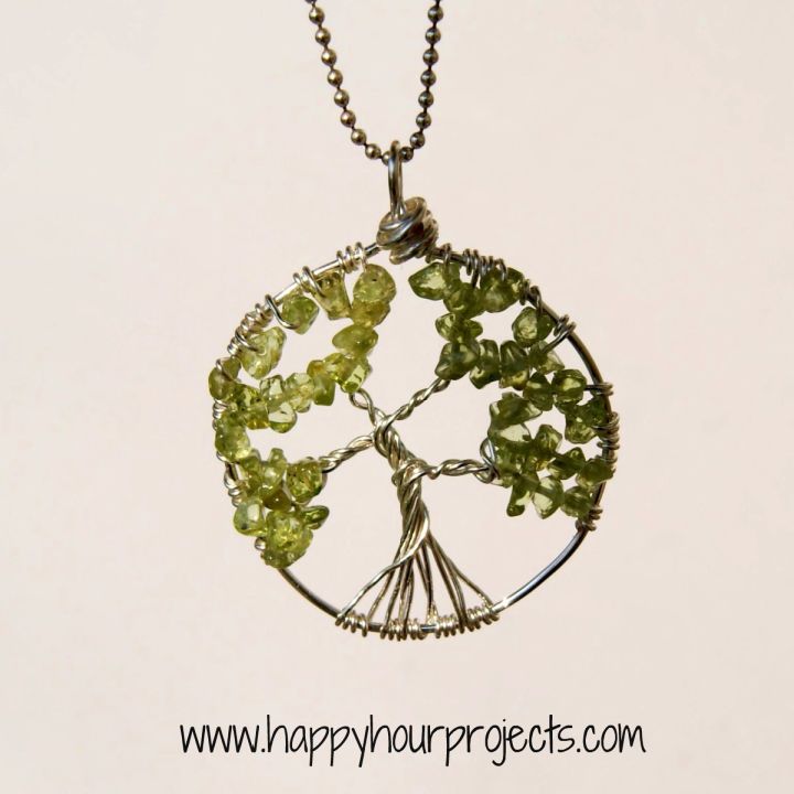 Wire wrapped Tree Necklace