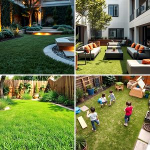 22 Backyard Turf Ideas for Low-Maintenance Lawns
