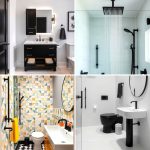 22 Bathroom Ideas with Black Fixtures for Bold Contrast & Style