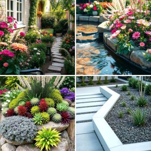 22 Beautiful Front Yard Flower Bed Designs and Ideas