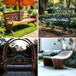 22 Beautiful Garden Bench Ideas for Outdoor Seating