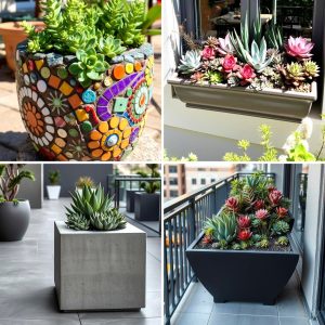 22 Beautiful Outdoor Succulent Container Garden Ideas