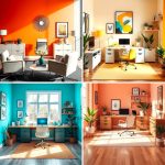 22 Best Home Office Paint Colors for a Productive Workspace