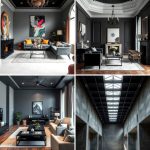 22 Black Ceiling and Grey Wall Design Ideas