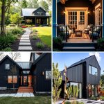 22 Black Modern Farmhouse Exterior Designs for Timeless Appeal