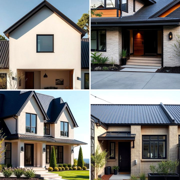 22 Black Roof Exterior Home Design Inspiration Ideas Lost At E Minor