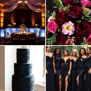 22 Black-Themed Wedding Decor Ideas and Inspiration