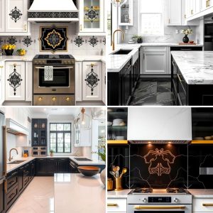 22 Black, White and Gold Kitchen Ideas for Timeless Elegance