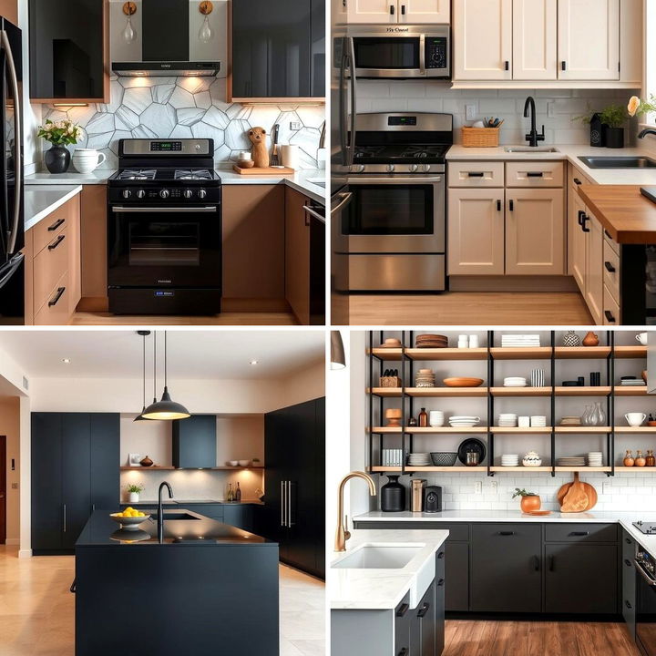 22 Black and Beige Kitchen Ideas for Modern Culinary Spaces - Lost At E ...