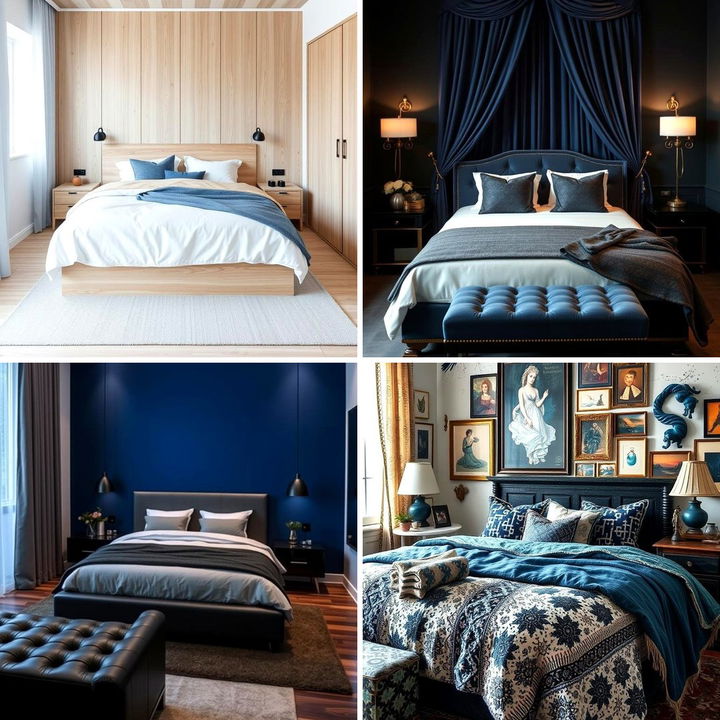 22 Black & Blue Bedroom Ideas: Serene yet Bold Retreats - Lost At E Minor