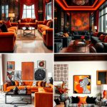 22 Black & Orange Living Room Ideas for Bold Interior Styles