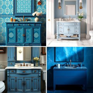 22 Blue Bathroom Vanity Designs for Bold Functional Style