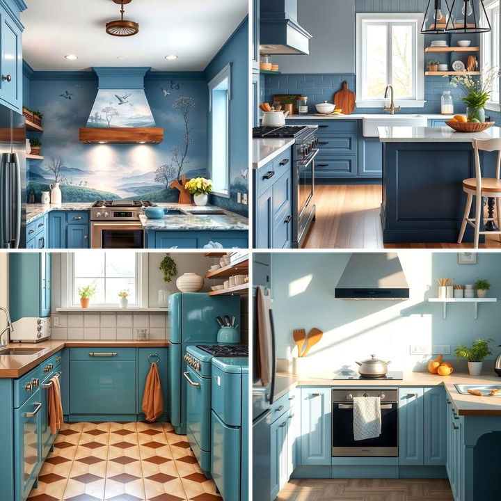 22 Blue French Country Kitchen Design Ideas & Tips - Lost At E Minor