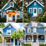22 Blue House Siding With White Trim Exterior Inspirations