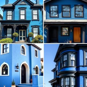 22 Blue House With Black Trim Exterior Design Concepts