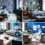 22 Blue and Grey Bedroom Design Inspirations