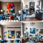22 Blue and Grey Living Room Design Inspirations