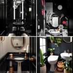 22 Bold Black Powder Room Ideas for Dramatic Small Spaces