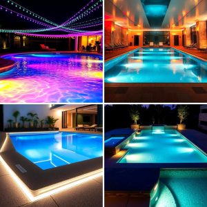 22 Brilliant Pool Lighting Ideas for Ambiance and Safety at Night