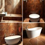 22 Brown Granite Bathroom Ideas for Earthy Elegance