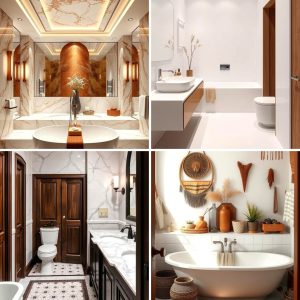 22 Brown and White Bathroom Designs for Balanced Elegance