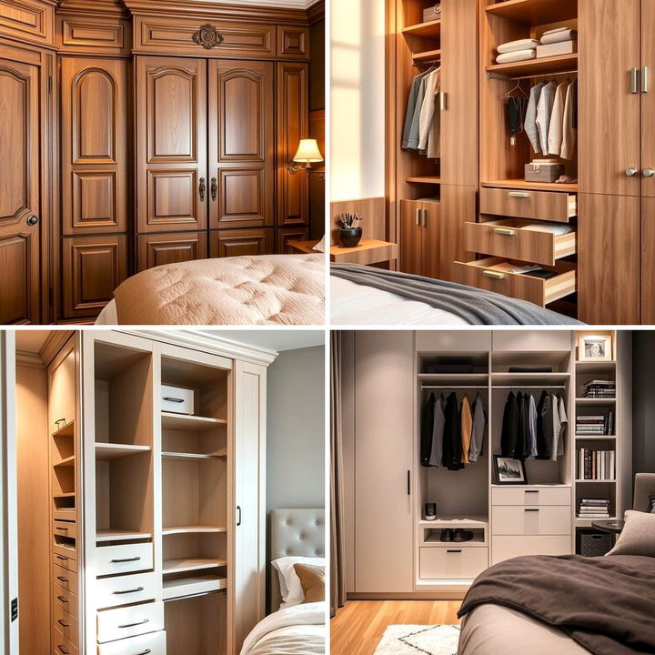 22 Built-in Wardrobe Ideas Around a Bed for Space Efficiency