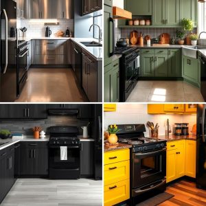 22 Cabinet Colors to Complement Black Kitchen Appliances