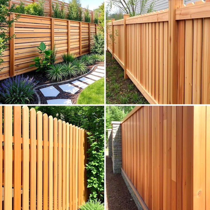 22 Cedar Fence Ideas for Privacy and Natural Beauty - Lost At E Minor