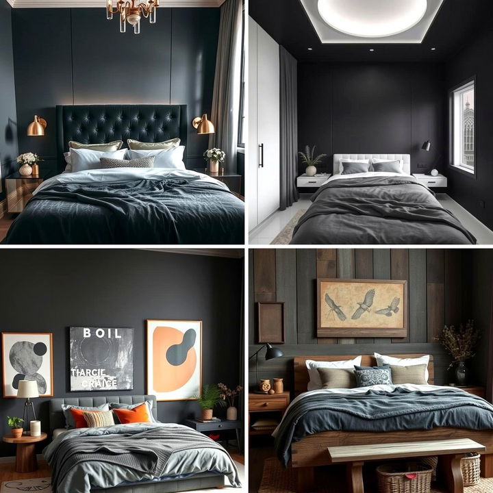 22 Charcoal Bedroom Ideas for Modern Sophistication - Lost At E Minor