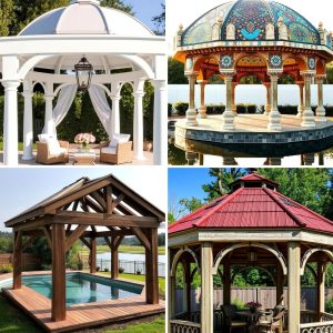 22 Charming Pool Gazebo Ideas for Shade and Relaxation by the Water