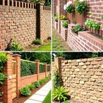 22 Classic Front Yard Brick Fence Ideas for Privacy and Elegance