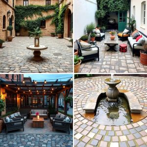 22 Cobblestone Patio Ideas Old-World Charm Outdoor Spaces