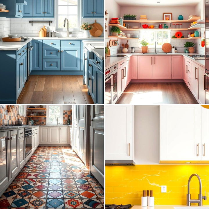 22 Colorful Kitchen Ideas to Brighten Your Cooking Space - Lost At E Minor